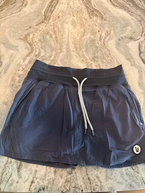 Vuori charcoal, gray Drawstring Mini Skirt